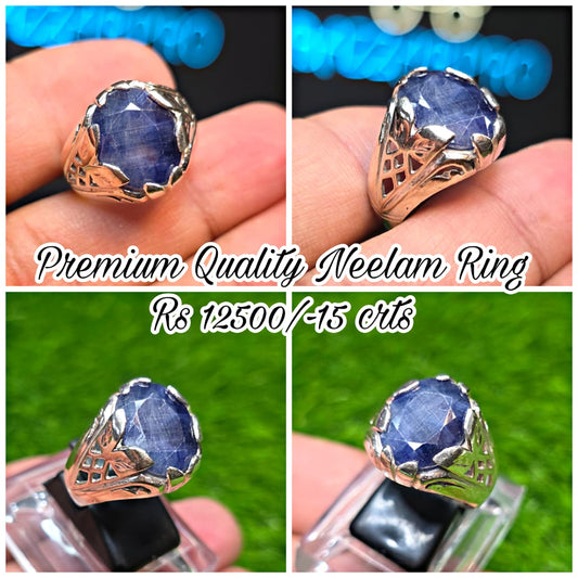 Premium Quality Neelam Ring