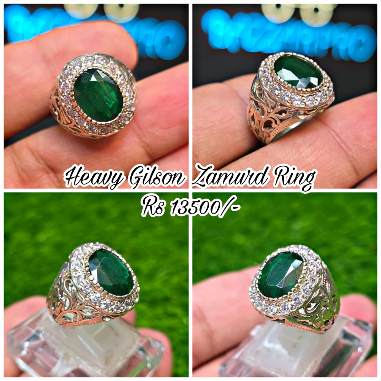 Premium Quality Gilson Zamurd Ring