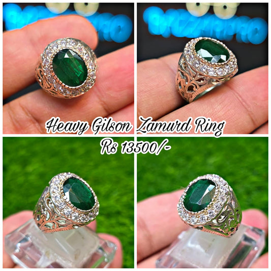 Premium Quality Gilson Zamurd Ring