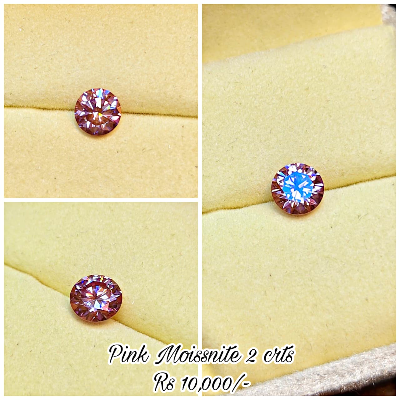 Pink Moissanite