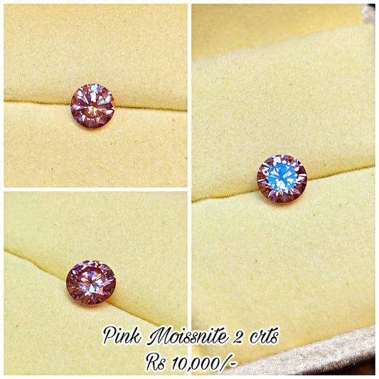Pink Moissanite