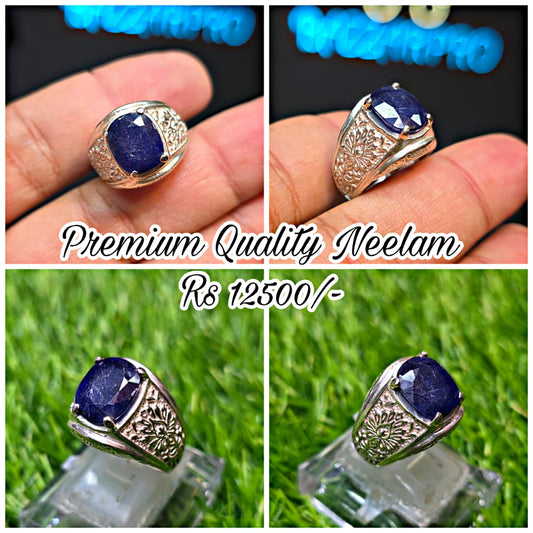 Premium Quality Neelam Ring