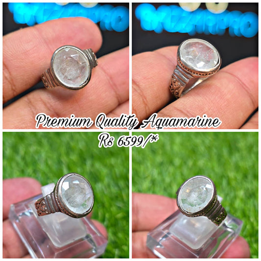 Premium Quality Aquamarine Ring