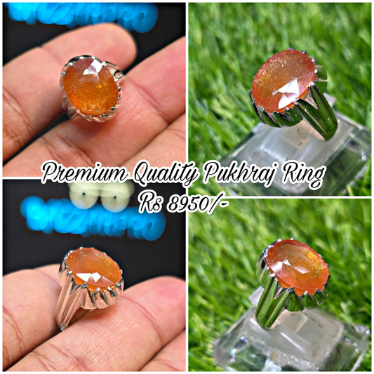 Premium Quality Pukhraj Ring