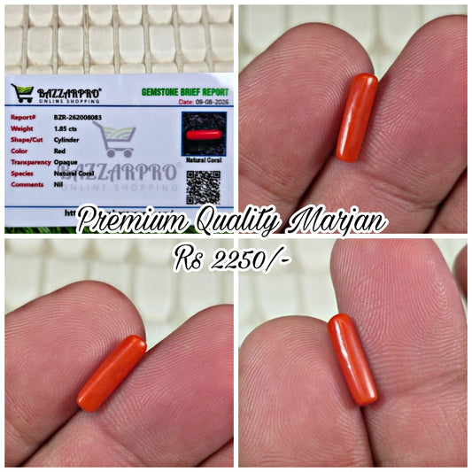 Premium Quality Marjan Stone With Lab Certificate