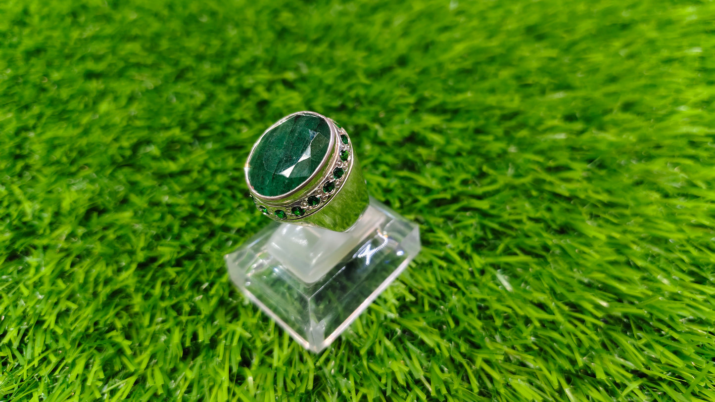 Natural Zamurd Ring- Ring Best for gift