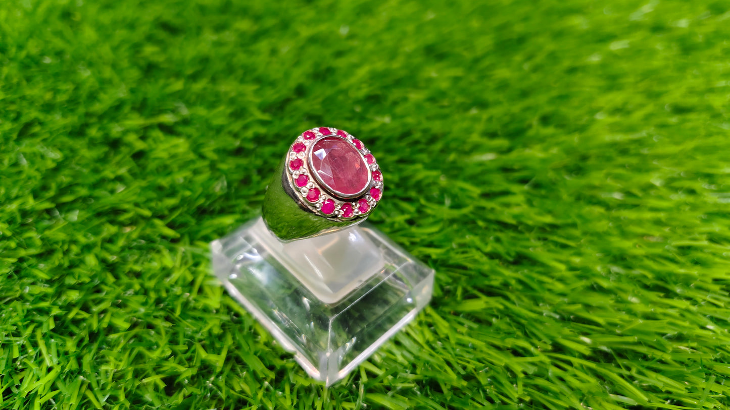 Natural Ruby Ring- Ring Best for gift