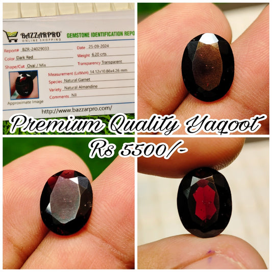 Natural Garnet (Yaqoot)