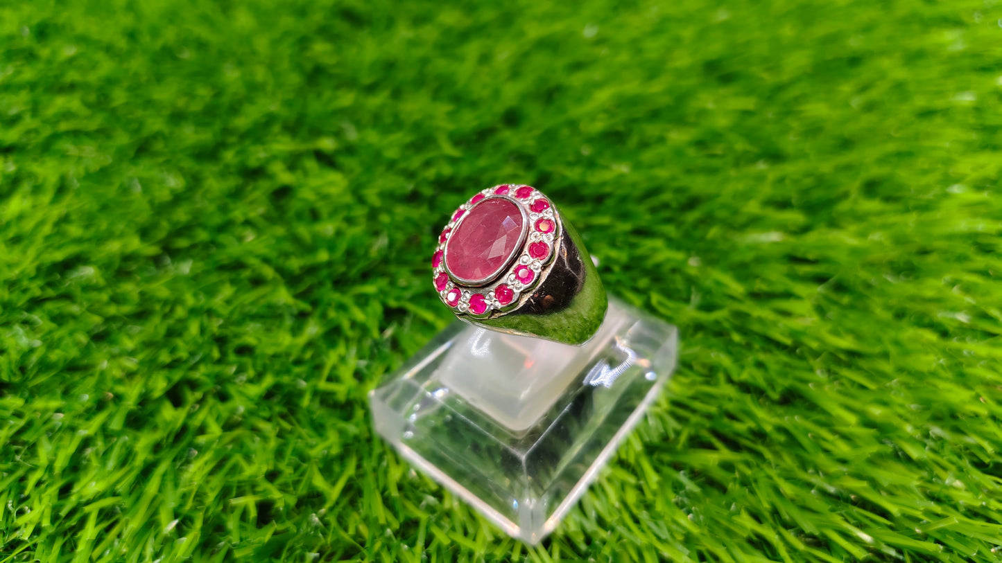 Natural Ruby Ring- Ring Best for gift